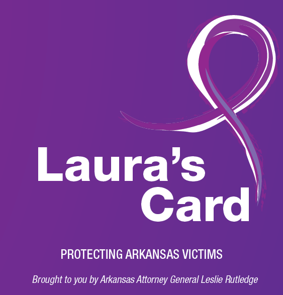 Laura's Card for Victims of Domestic Violence
