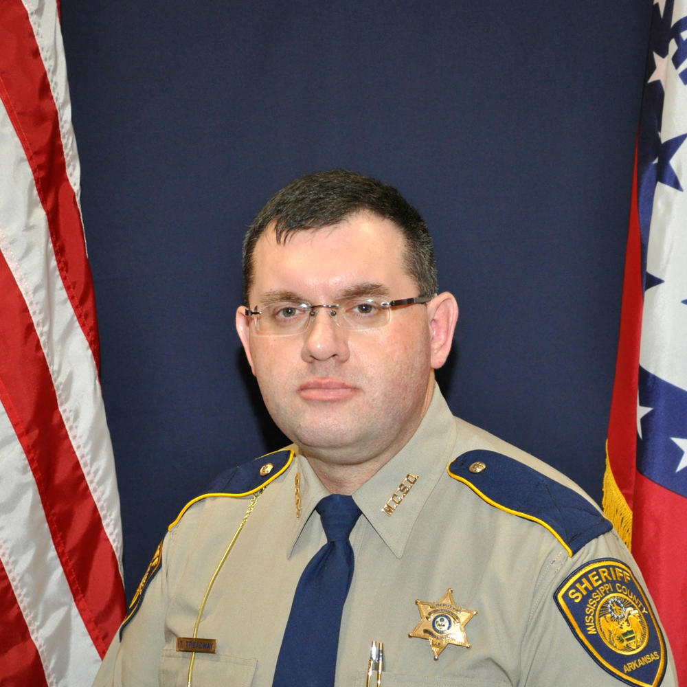 Terry Treadway II Reserve Deputy in uniform