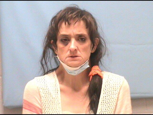 Booking photo of Sherry Watkins. 