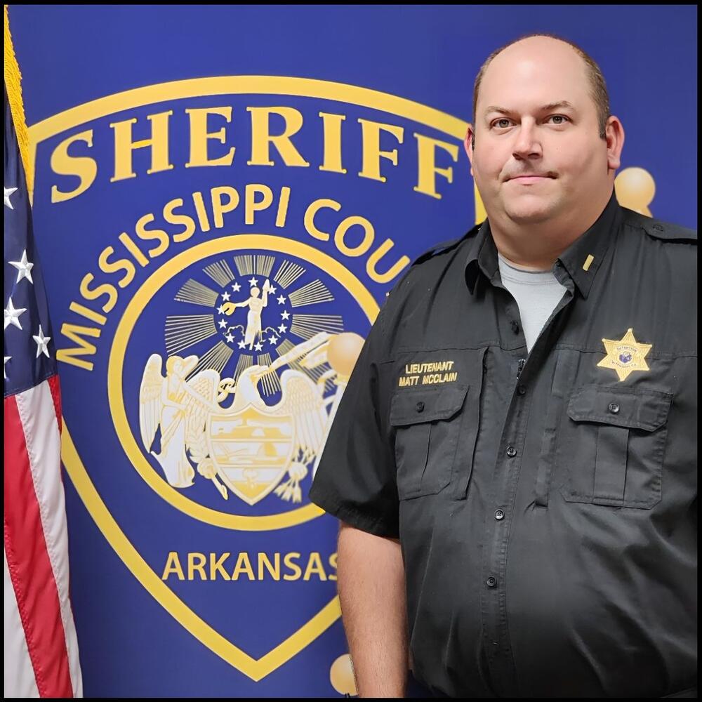 Employee photo of Lt. Matthew McClain.