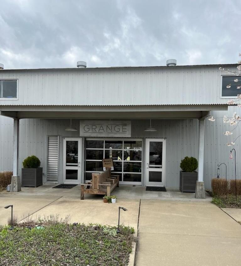 Front entrance of the grange.