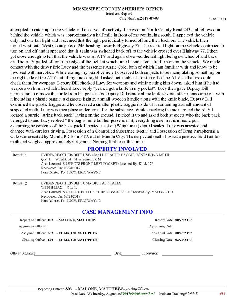Image of page two of press release. 