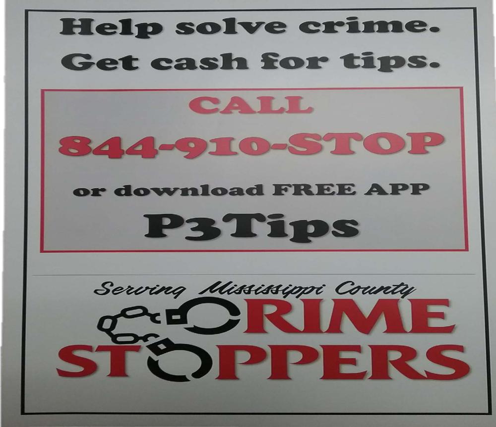 Image of crime stoppers poster. 