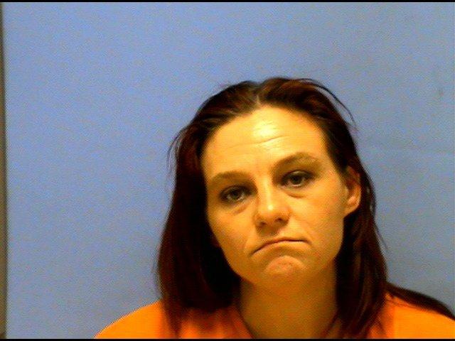 Booking photo of Cassie Macklin.