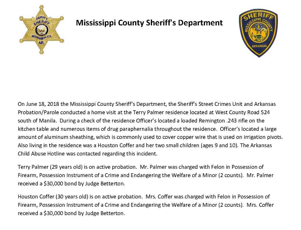 Photo of press release. 