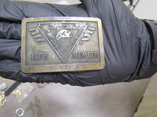 Photo of belt buckle.